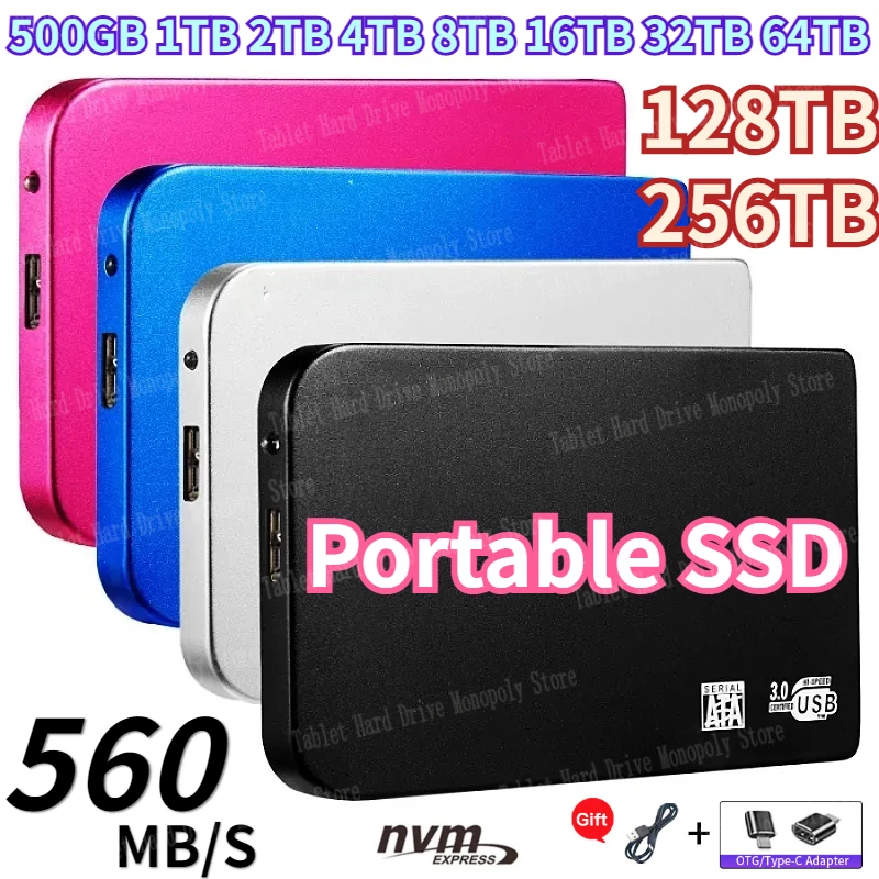 External hard drive1TB Portable SSD 2TB Solid State Drive Mobile Hard Disks For PS5 New High-Speed Storage Laptop Hard Drives
External hard drive1TB Portable SSD 2TB Solid State Drive Mobile Hard Disks For PS5 New High-Speed Storage Laptop Hard Drives