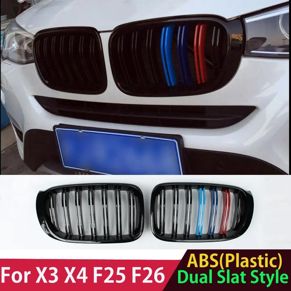 F25 F26 Grille ABS Front Bumper Grill Mesh Hood for BMW X3 X4 F25 F26 2014-2017 Gloss M Color
F25 F26 Grille ABS Front Bumper Grill Mesh Hood for BMW X3 X4 F25 F26 2014-2017 Gloss M Color