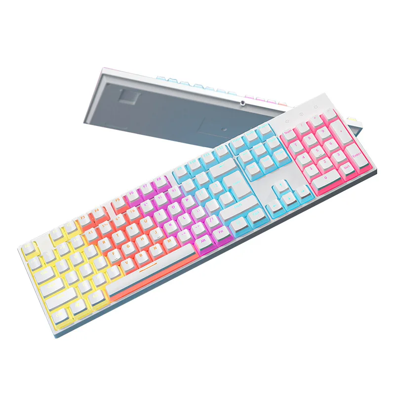 87Keys Green Axis Internet Cafe Computer E-Sports Games 11 Lighting Effects Rgb Transparent Wired Real Mechanical Keyboard
87Keys Green Axis Internet Cafe Computer E-Sports Games 11 Lighting Effects Rgb Transparent Wired Real Mechanical Keyboard