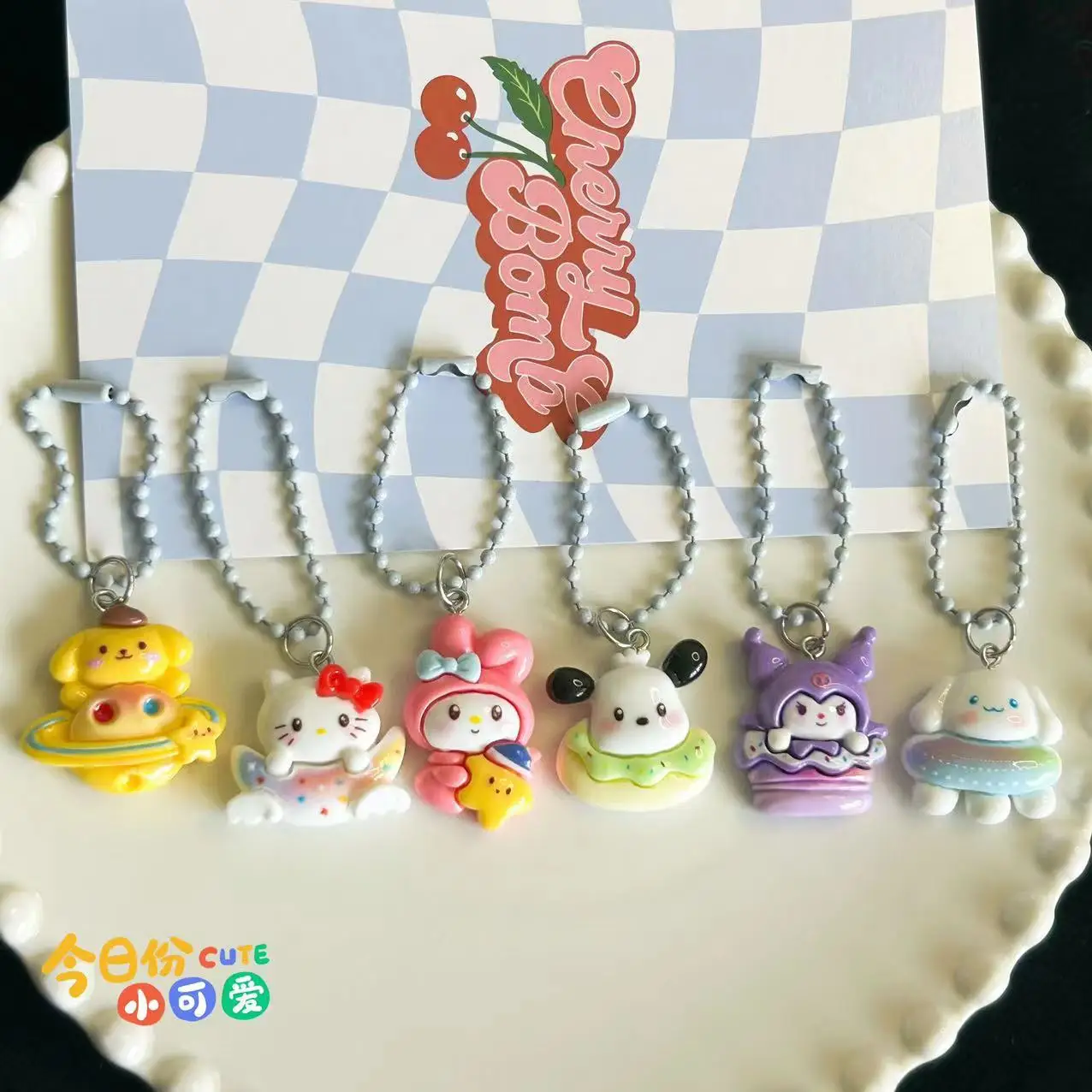 Kuromi Cinnamorolls My Melody Keychain 산리오 Doll Keyring Bag Pendant Couple Car Keyholder Creative Bag Charm Accessories Gift
Kuromi Cinnamorolls My Melody Keychain 산리오 Doll Keyring Bag Pendant Couple Car Keyholder Creative Bag Charm Accessories Gift