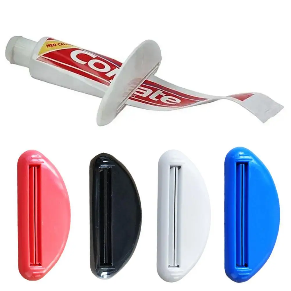 

1pcs Multifunction Manual Toothpaste Dispenser Cream Tube Squeezer Bathroom Squeeze Paste Extruding Clip Squeezing Clamp