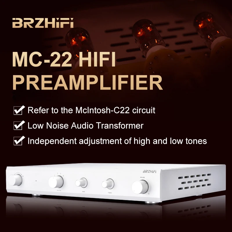 BRZHIFI Audio относится к McIntosh MC22 предусилителю классический трубчатый предусилитель HIFI с регулировкой высоких и низких тонов домашний звук
BRZHIFI Audio относится к McIntosh MC22 предусилителю классический трубчатый предусилитель HIFI с регулировкой высоких и низких тонов домашний звук
