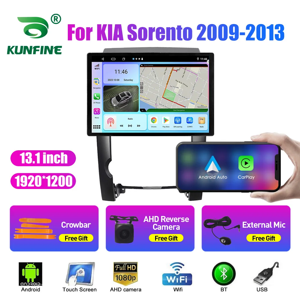 Автомобильный радиоприемник 13,1 дюйма для KIA Sorento 2009-2013, автомобильный DVD GPS-навигатор, стерео Carplay, 2 Din, Центральный Мультимедиа, Android авто
Автомобильный радиоприемник 13,1 дюйма для KIA Sorento 2009-2013, автомобильный DVD GPS-навигатор, стерео Carplay, 2 Din, Центральный Мультимедиа, Android авто
