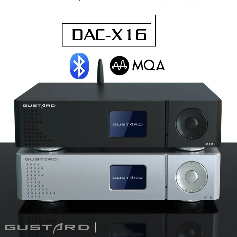 GUSTARD DAC-X16 2x ES9068 MQA XMOS BT5.0 DAC HIFI EXQUIS LDAC Bluetooth XU216 DSD512
GUSTARD DAC-X16 2x ES9068 MQA XMOS BT5.0 DAC HIFI EXQUIS LDAC Bluetooth XU216 DSD512