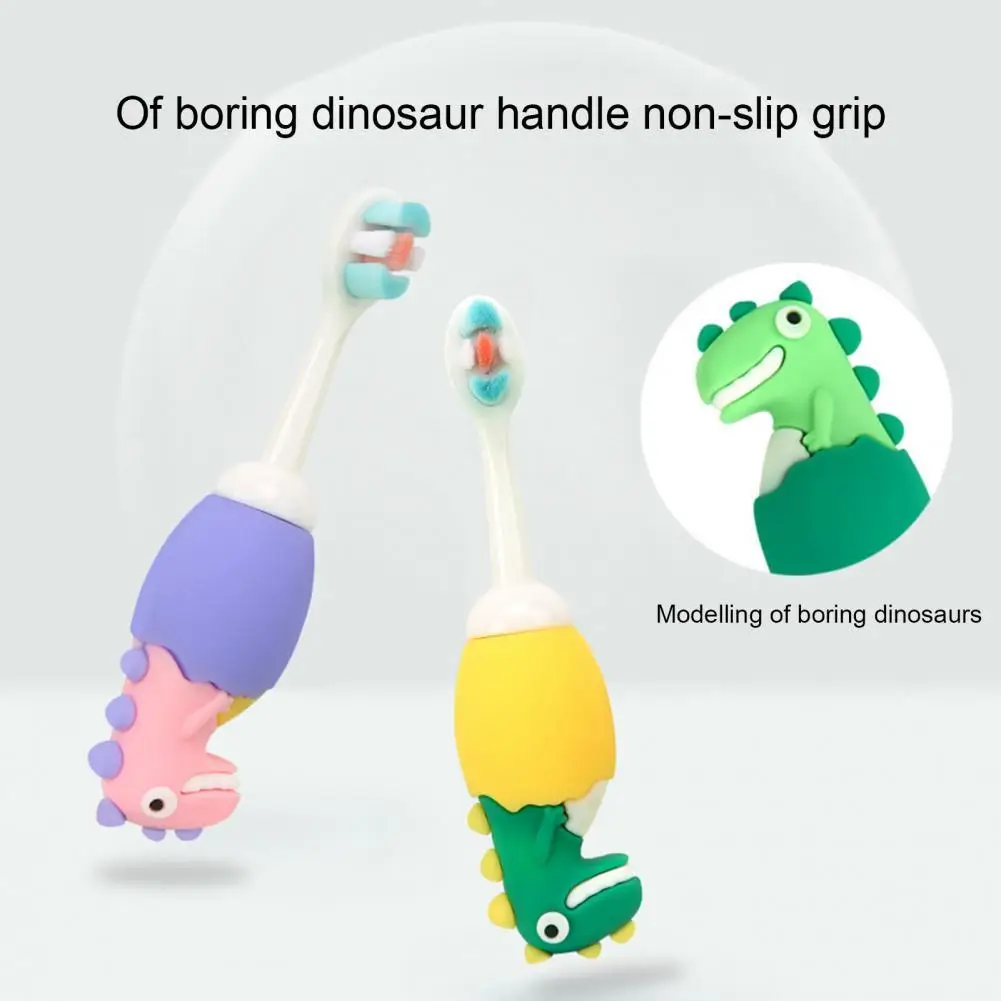 Toddler Toothbrush Comfortable to Use Deep Cleaning Dense Bristle Animal Design Funny Children Toothbrush for Home
Toddler Toothbrush Comfortable to Use Deep Cleaning Dense Bristle Animal Design Funny Children Toothbrush for Home