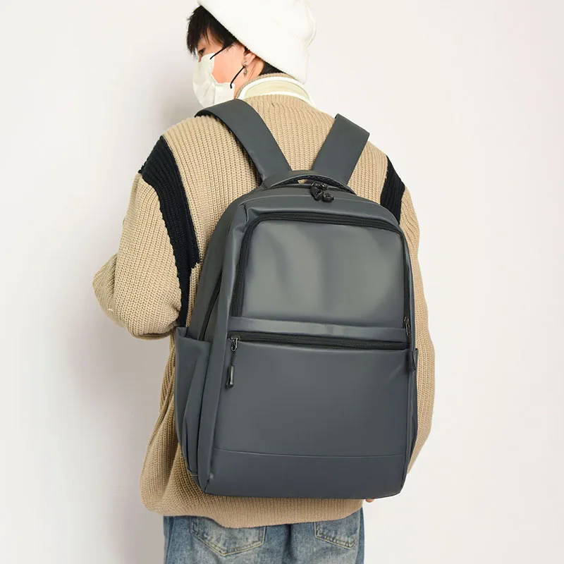 

Водонепроницаемый рюкзак из ткани Оксфорд для мужчин, ранец для альпинизма и ноутбука, Удобные вместительные школьные портфели для мальчиков и студентов, деловые сумки на ремне