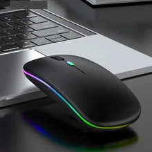 Wireless Mouse RGB Bluetooth Computer Mouse Silent Rechargeable Ergonomic Mause With LED Backlit USB Optical Mice For PC Laptop
Wireless Mouse RGB Bluetooth Computer Mouse Silent Rechargeable Ergonomic Mause With LED Backlit USB Optical Mice For PC Laptop