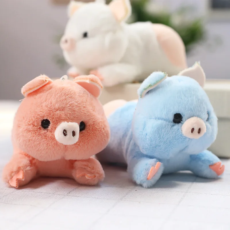 

60pcs/lot Wholesale New Cute Little Pig Plush Doll Pendant Keychain School Bag Decoration,Deposit First to Get Discount much We