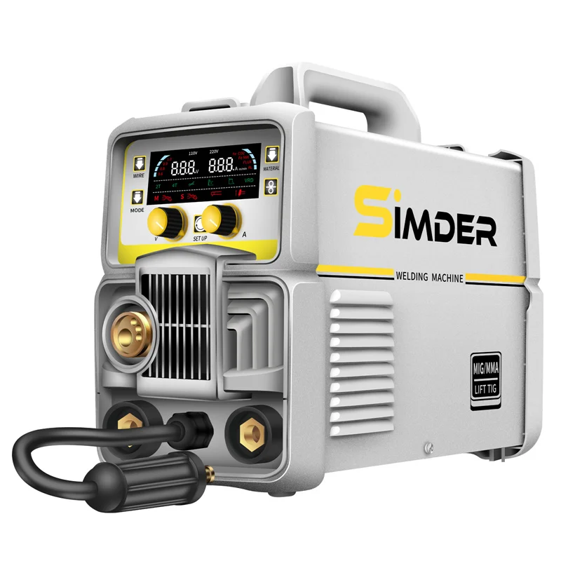 SSIMDER 5 в 1 безгазовый/газовый MIG ARC/MMA Tig MIG250D алюминиевый синергический полуавтоматический сварочный аппарат инструменты сварочный Автомат
SSIMDER 5 в 1 безгазовый/газовый MIG ARC/MMA Tig MIG250D алюминиевый синергический полуавтоматический сварочный аппарат инструменты сварочный Автомат