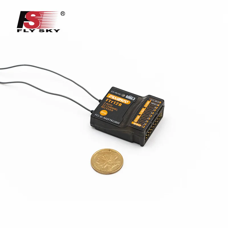 Приемник FLYSKY FTR12B, 2,4 ГГц, 12 каналов, две антенны, PWM PPM I.BUS S.BUS выход для PL18 NB4 NB4 Lite AFHDS3 передатчики FRM302
Приемник FLYSKY FTR12B, 2,4 ГГц, 12 каналов, две антенны, PWM PPM I.BUS S.BUS выход для PL18 NB4 NB4 Lite AFHDS3 передатчики FRM302