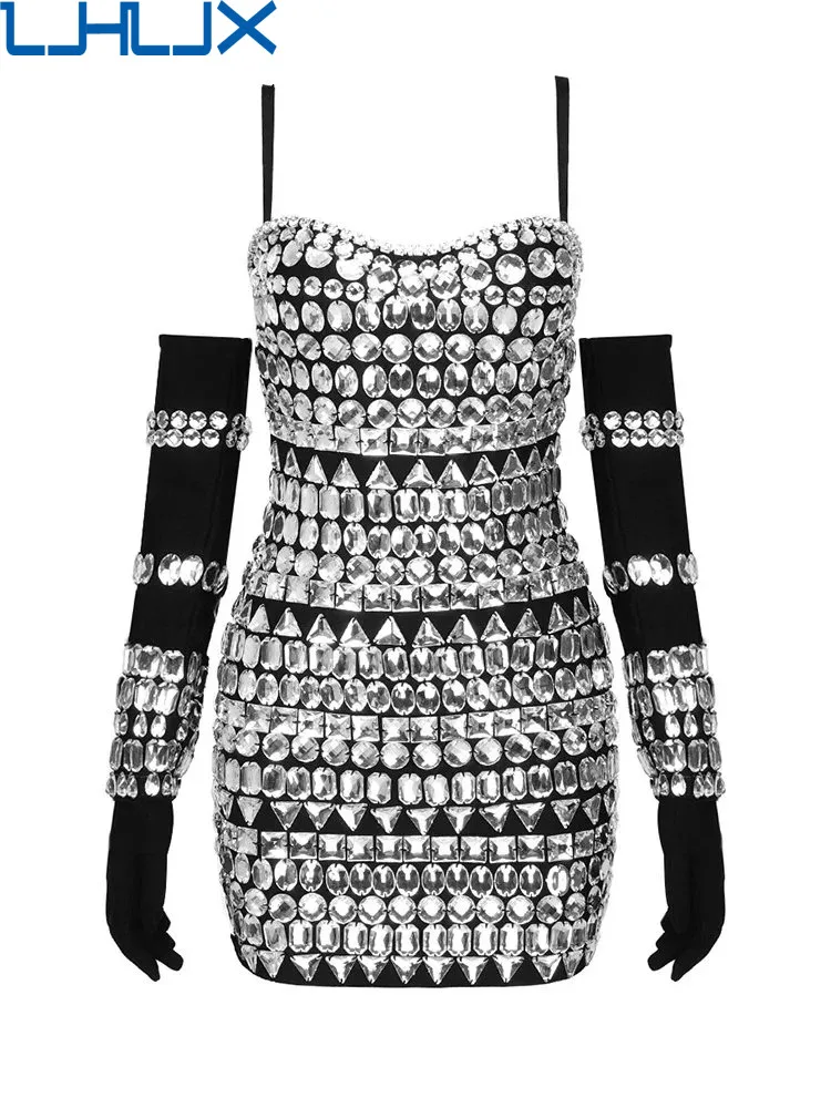 LJHLJX Patchwork Embroidered Flares Dresses For Women Square Collar Sleeveless High Waist Slim Sexy Summer Dress Female AH603
LJHLJX Patchwork Embroidered Flares Dresses For Women Square Collar Sleeveless High Waist Slim Sexy Summer Dress Female AH603