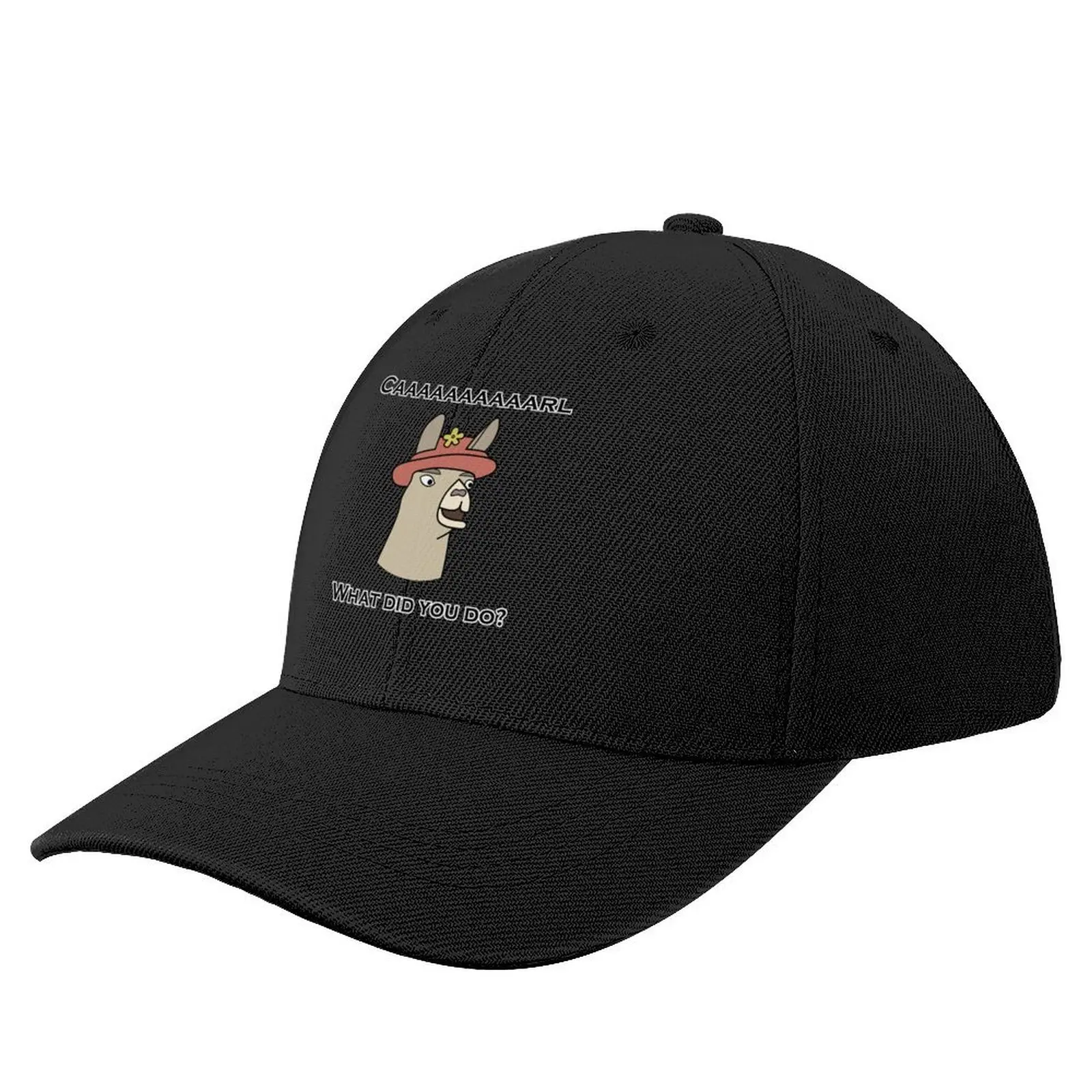 

Llamas with Hats - Caaaaaaaaaarl! What did you do Baseball Cap Uv Protection Solar Hat Sunscreen For Women 2024 Men's