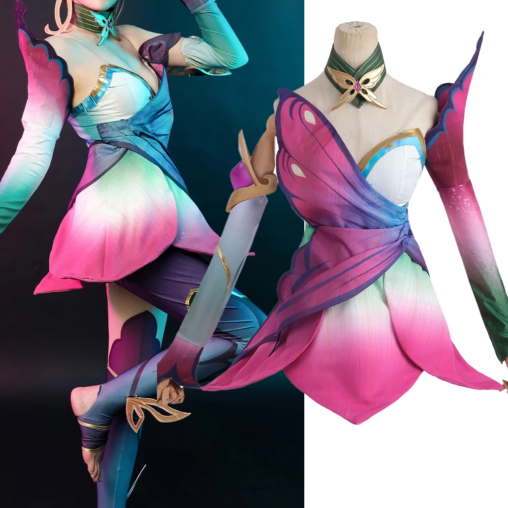 L-O-L Game Seraphine Cosplay Costume Christmas Flower Dress Seraphine Cosplay Costume Halloween Carnival Cos Party Accessories
L-O-L Game Seraphine Cosplay Costume Christmas Flower Dress Seraphine Cosplay Costume Halloween Carnival Cos Party Accessories