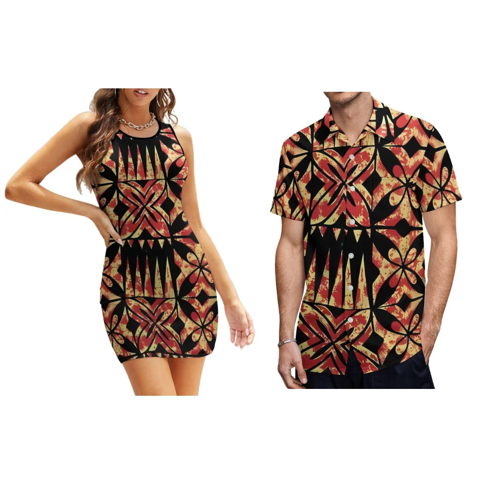 Ladies Seaside Beach Dress Polynesian Custom Patterned Summer Men's Beach Shirt Casual Seaside Party Couple Set 2024 New
Ladies Seaside Beach Dress Polynesian Custom Patterned Summer Men's Beach Shirt Casual Seaside Party Couple Set 2024 New