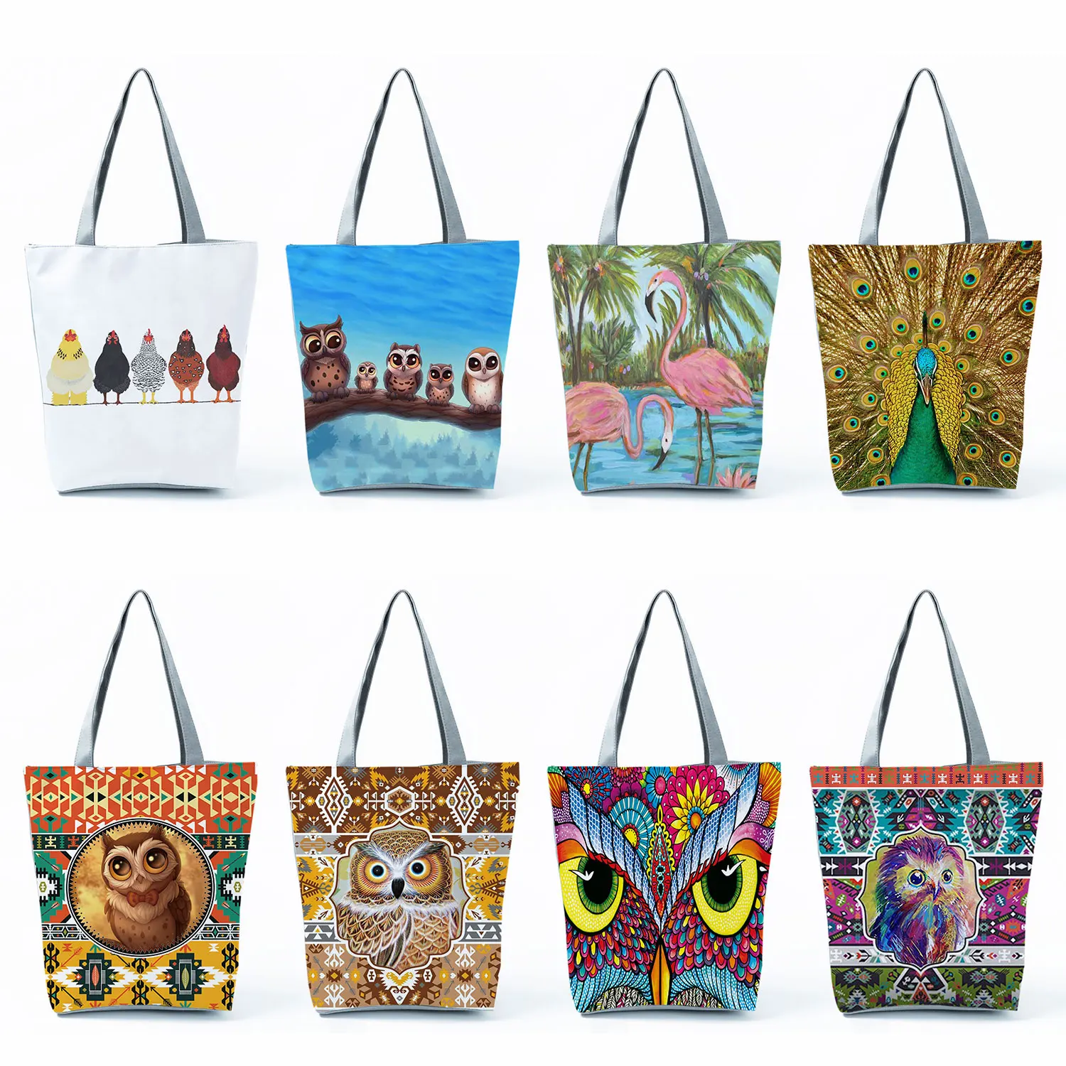 Cartoon Owl Print Shoulder Tote High Capacity Portable Reusable Shopping Bags Foldable Customized Women'S Bags New 2022 Handbags
Cartoon Owl Print Shoulder Tote High Capacity Portable Reusable Shopping Bags Foldable Customized Women'S Bags New 2022 Handbags