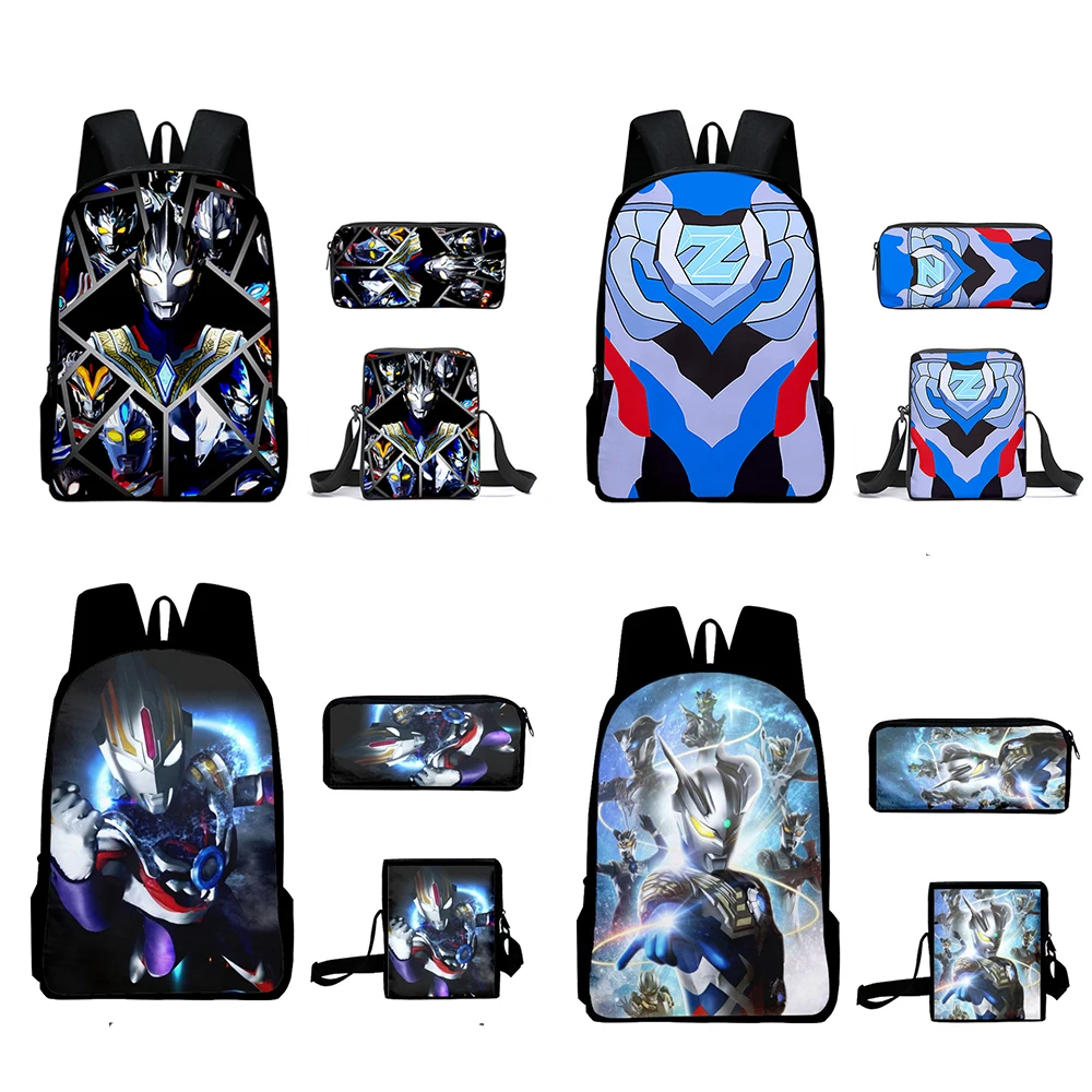 3 Pcs/set 3D Ultraman Fashion Anime Print Boys Girls Children School Large Capacity Cartoon Backpack Kids Gift
3 Pcs/set 3D Ultraman Fashion Anime Print Boys Girls Children School Large Capacity Cartoon Backpack Kids Gift