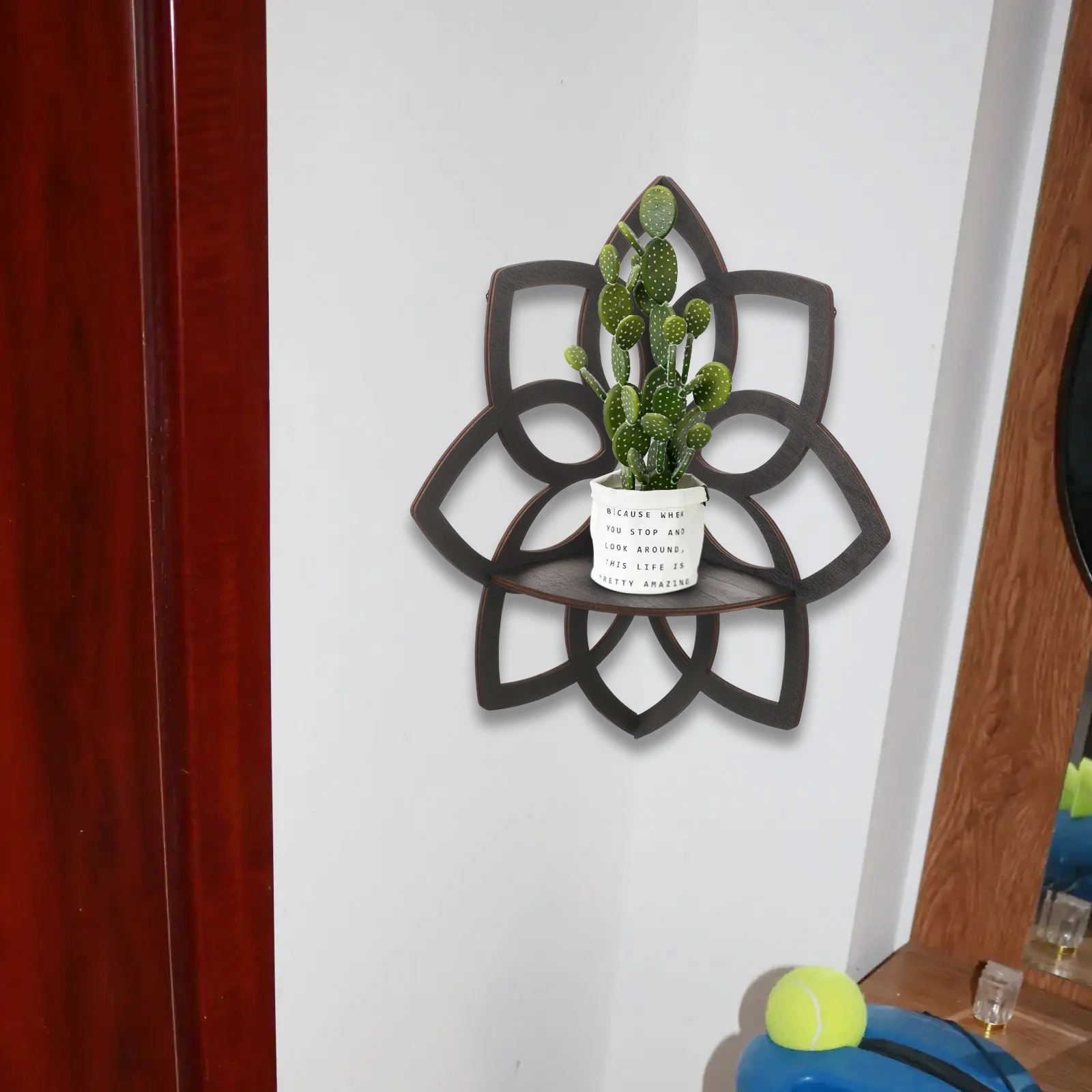 Floating Corner Shelf Wall Corner Shelves Wooden Mandala Flower Book Shelf Crystal Display Shelves Bedrooms Bathroom
Floating Corner Shelf Wall Corner Shelves Wooden Mandala Flower Book Shelf Crystal Display Shelves Bedrooms Bathroom