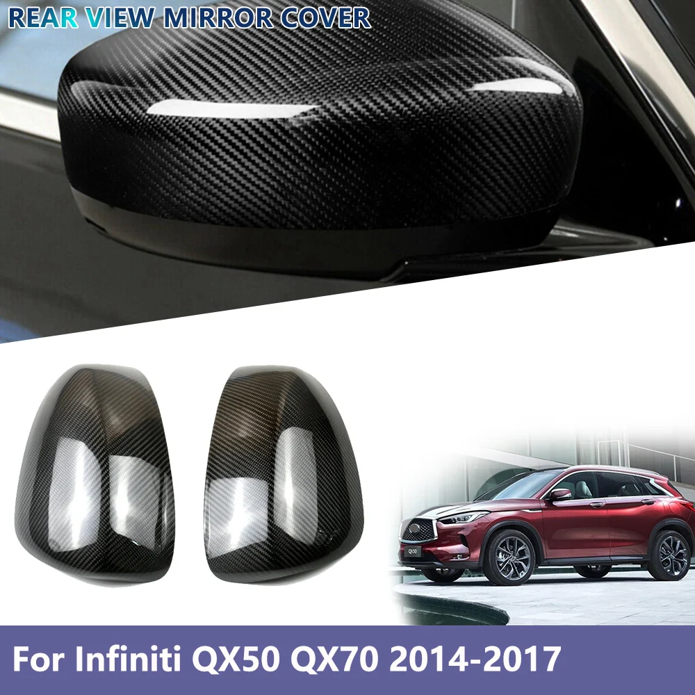 Carbon Fiber Car Exterior Accessories Rear View Mirror Housing Cover Side Mirror Caps For Infiniti QX50 QX70 2014 2015 2016 2017
Carbon Fiber Car Exterior Accessories Rear View Mirror Housing Cover Side Mirror Caps For Infiniti QX50 QX70 2014 2015 2016 2017
