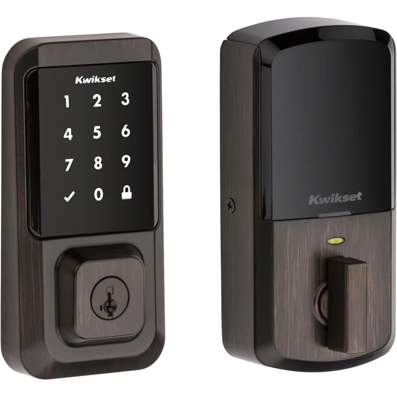 Умный дверной замок Kwikset Halo с сенсорным экраном и Wi-Fi, БЕСКЛЮЧЕВОЙ электронный дверной замок с заглушкой, не требуется концентратор, дистанционное управление через приложение,
Умный дверной замок Kwikset Halo с сенсорным экраном и Wi-Fi, БЕСКЛЮЧЕВОЙ электронный дверной замок с заглушкой, не требуется концентратор, дистанционное управление через приложение,