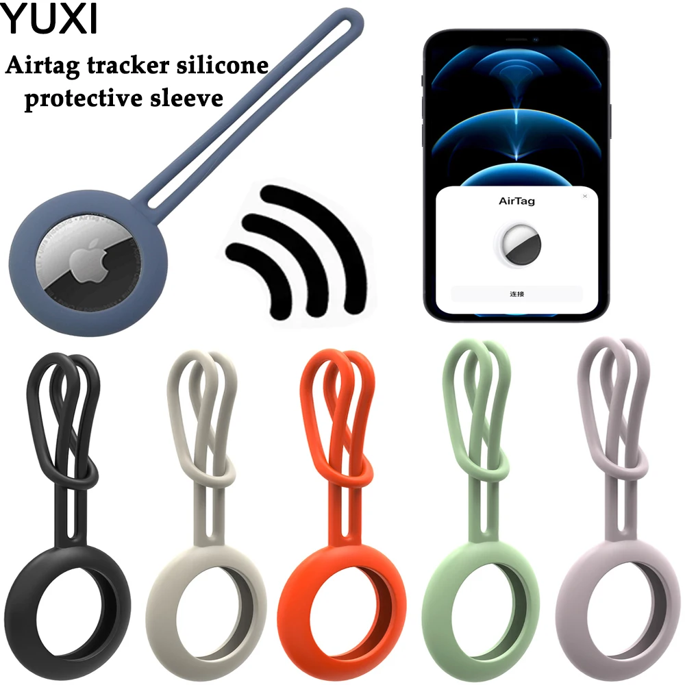 YUXI 1PC Silicone Protective Sleeve For Airtags Bluetooth Tracker Cover Protective Case For Airtags Locator Tracker
YUXI 1PC Silicone Protective Sleeve For Airtags Bluetooth Tracker Cover Protective Case For Airtags Locator Tracker