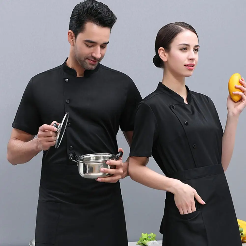 Men Chef Shirt Trendy Washable Breathable Men Women Chef Shirt Pastry Clothes Work Wear Hotel Chef Clothes Chef Outfit
Men Chef Shirt Trendy Washable Breathable Men Women Chef Shirt Pastry Clothes Work Wear Hotel Chef Clothes Chef Outfit