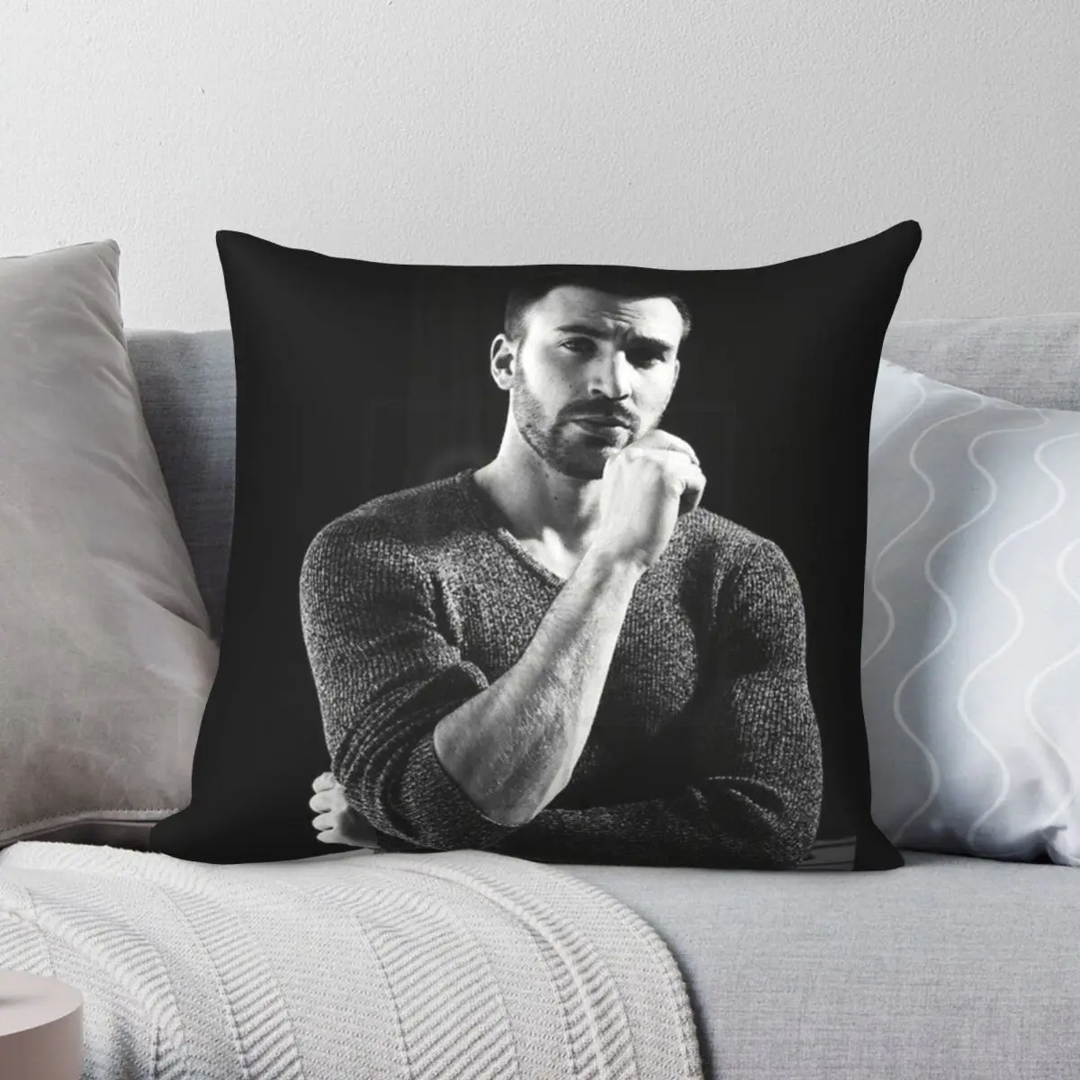 Chris Evans Pillowcase Polyester Linen Velvet Printed Zip Decor Pillow Case Car Cushion Cover
Chris Evans Pillowcase Polyester Linen Velvet Printed Zip Decor Pillow Case Car Cushion Cover