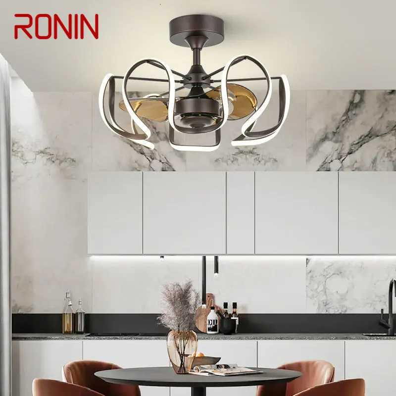 RONIN American Style Ceiling Fan Lamp Contemporary LED Vintage Remote Control For Home Living Room Bedroom With Light
RONIN American Style Ceiling Fan Lamp Contemporary LED Vintage Remote Control For Home Living Room Bedroom With Light