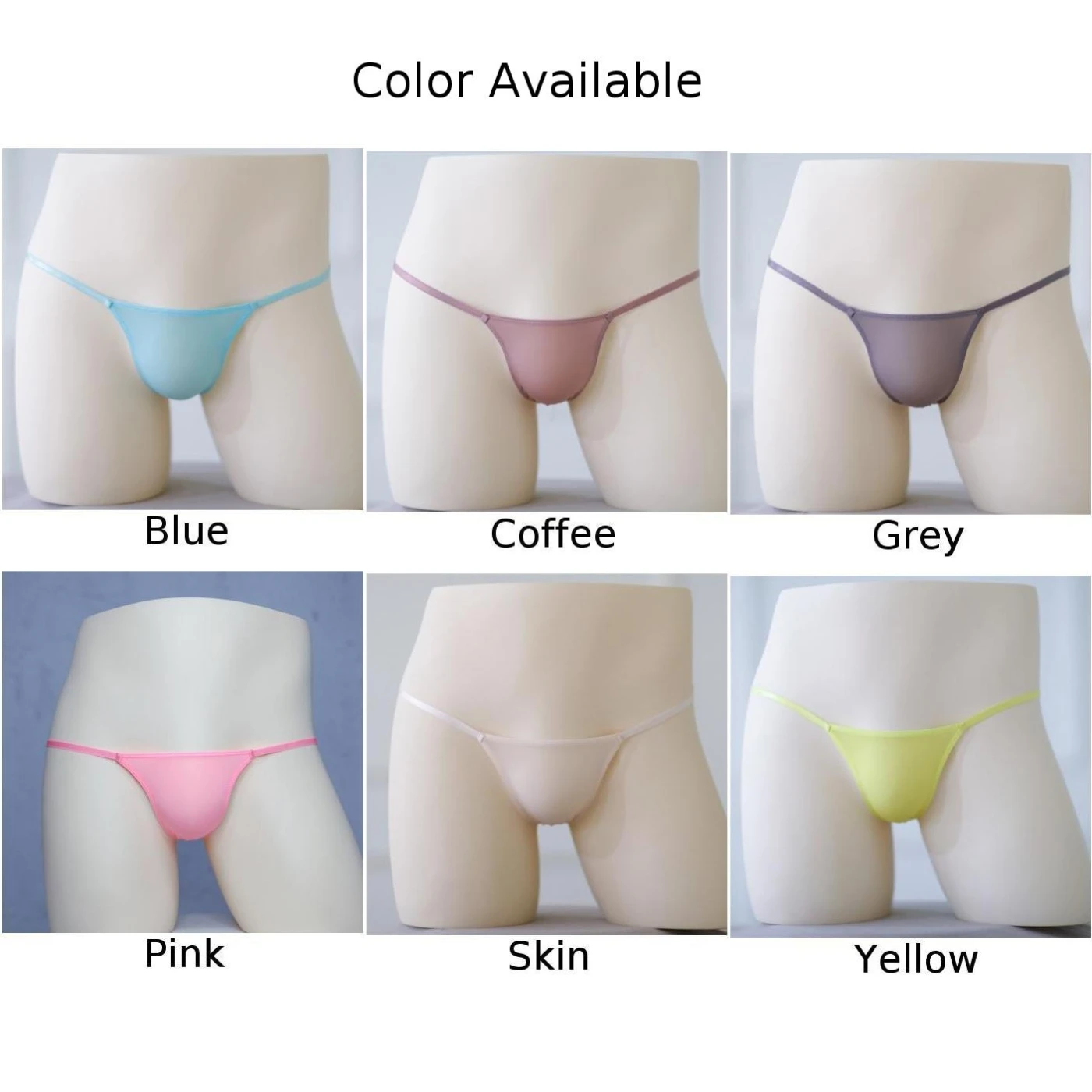 Mens T-Back G-String Low Rise Thong Bikini Solid Underwear Sheer Pouch Ice Silk Beachwear Erotic Lingerie Sexy Underpants
Mens T-Back G-String Low Rise Thong Bikini Solid Underwear Sheer Pouch Ice Silk Beachwear Erotic Lingerie Sexy Underpants