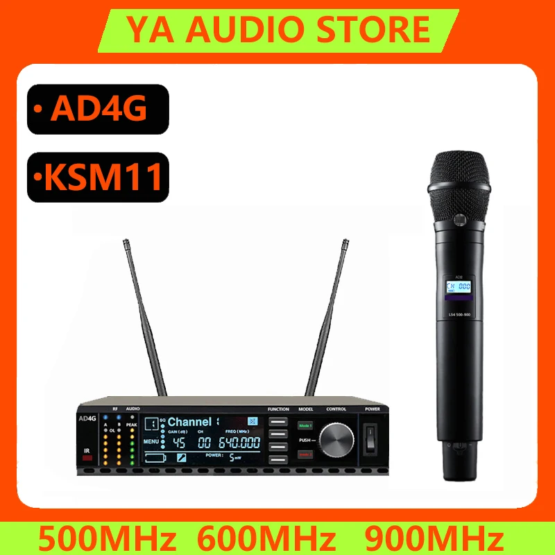 AD4Gksm11 top professional wireless microphone set UHF long-distance multi-function microphone 1 channel performance stage
AD4Gksm11 top professional wireless microphone set UHF long-distance multi-function microphone 1 channel performance stage