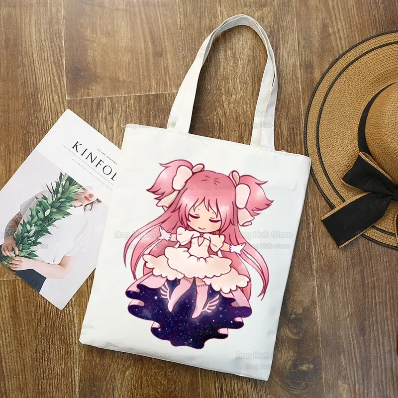 Волшебная сумка-шоппер Puella Magi Madoka, Холщовая Сумка-тоут Kaname Madoka из аниме, сумки Akemi Mami, сумка, сумки на плечо Sakura Kyouko
Волшебная сумка-шоппер Puella Magi Madoka, Холщовая Сумка-тоут Kaname Madoka из аниме, сумки Akemi Mami, сумка, сумки на плечо Sakura Kyouko