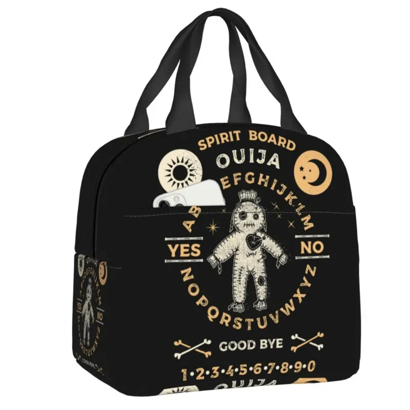 Custom Ouija Board With Voodoo Lunch Bag Men Women Thermal Cooler Insulated Lunch Boxes for Children School
Custom Ouija Board With Voodoo Lunch Bag Men Women Thermal Cooler Insulated Lunch Boxes for Children School