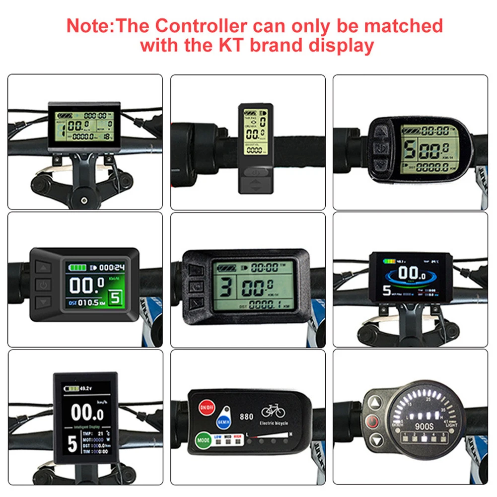 Newest Reliable KT Controller Square 18mos Cycling DC48V Ebike For 3000W KT-50A Square Controller With Light Line
Newest Reliable KT Controller Square 18mos Cycling DC48V Ebike For 3000W KT-50A Square Controller With Light Line