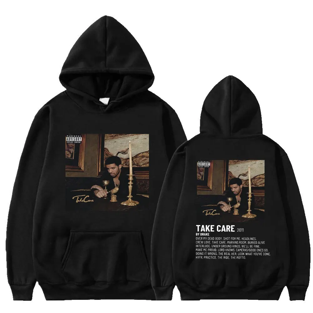 Rapper Drake Hoodies Punk Music Album Take Care Sweatshirts Hip Hop Streetwear Men's Hoodies Oversized Men Women Y2K Pullover
Rapper Drake Hoodies Punk Music Album Take Care Sweatshirts Hip Hop Streetwear Men's Hoodies Oversized Men Women Y2K Pullover