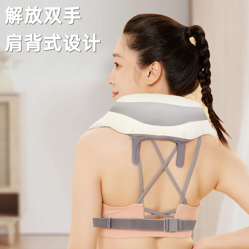 Cat claw trapezius massager electric red hot compress household portable massager kneading shoulder and neck massager.
Cat claw trapezius massager electric red hot compress household portable massager kneading shoulder and neck massager.