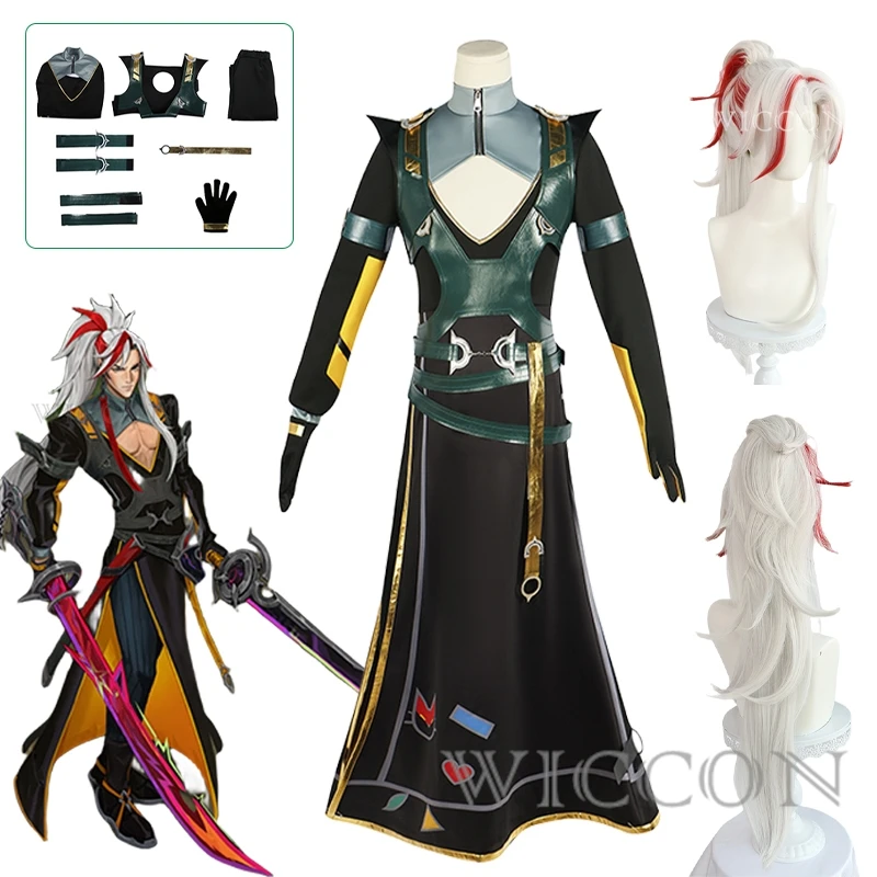 Game LOL Heartsteel Yone Cosplay Costume Yone New Skin Cosplay Uniform Full Set The Unforgotten Yone Halloween Costumes for Men
Game LOL Heartsteel Yone Cosplay Costume Yone New Skin Cosplay Uniform Full Set The Unforgotten Yone Halloween Costumes for Men