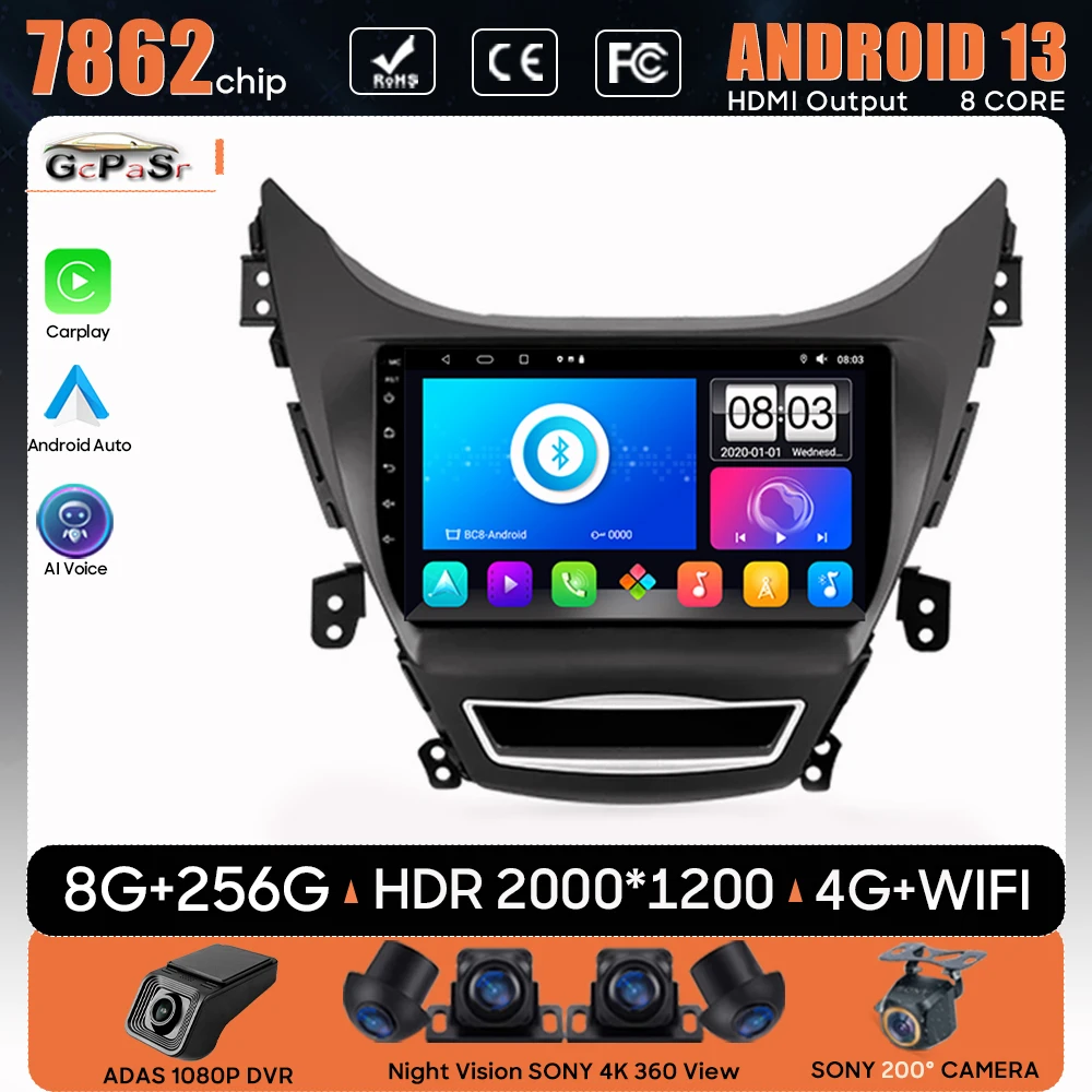 Автомобильный радиоприемник Carplay для Hyundai Elantra 5 JK GD MD UD 2011-2015, навигация, GPS экран, Android, авто стерео, 4G, DVD, № 2DIN, 5G, Wi-Fi
Автомобильный радиоприемник Carplay для Hyundai Elantra 5 JK GD MD UD 2011-2015, навигация, GPS экран, Android, авто стерео, 4G, DVD, № 2DIN, 5G, Wi-Fi