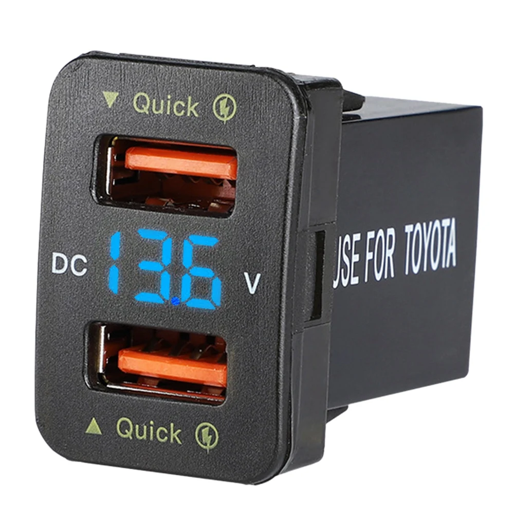 44x26 мм 36 Вт Быстрое Автомобильное зарядное устройство QC3.0 двойное USB быстрое зарядное устройство с синим напряжением водонепроницаемое зарядное устройство
44x26 мм 36 Вт Быстрое Автомобильное зарядное устройство QC3.0 двойное USB быстрое зарядное устройство с синим напряжением водонепроницаемое зарядное устройство