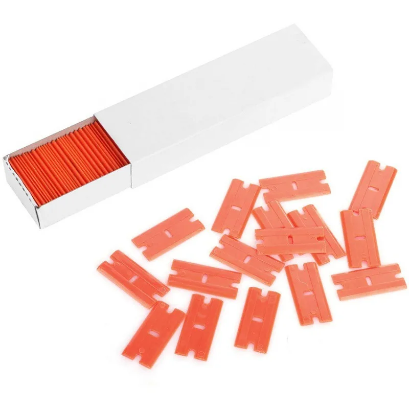 100PCS scraper blade label adhesive residue decal sticker remover scraper tool manual
100PCS scraper blade label adhesive residue decal sticker remover scraper tool manual