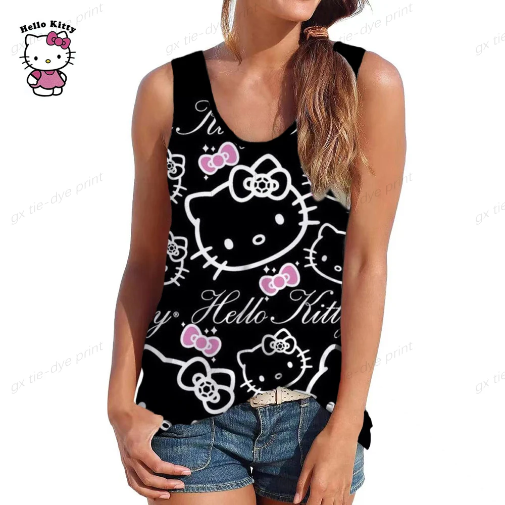 Camisole Sexy Vest Tank Tops 2023 Graphic Vintage Hello Kitty Print Women Sleeveless Tee Female T-Shirt Harajuku Casual Loose
Camisole Sexy Vest Tank Tops 2023 Graphic Vintage Hello Kitty Print Women Sleeveless Tee Female T-Shirt Harajuku Casual Loose