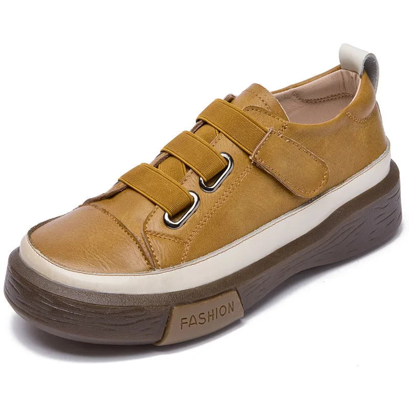 Spring New Genuine Leather Casual Sneakers Women Fashion comfortable Flat Shoes Girl Student Vulcanized Shoes Ladies Sneakers
Spring New Genuine Leather Casual Sneakers Women Fashion comfortable Flat Shoes Girl Student Vulcanized Shoes Ladies Sneakers