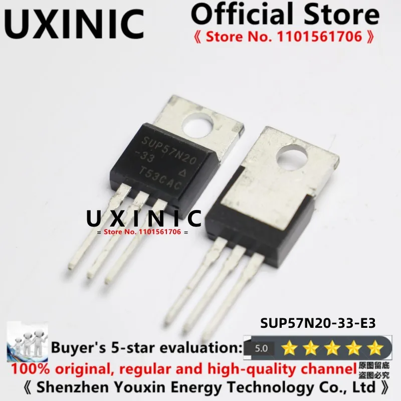 

UXINIC 100% New Imported OriginaI SUP57N20-33-E3 MOSFET N-CH 200V 57A TO220AB