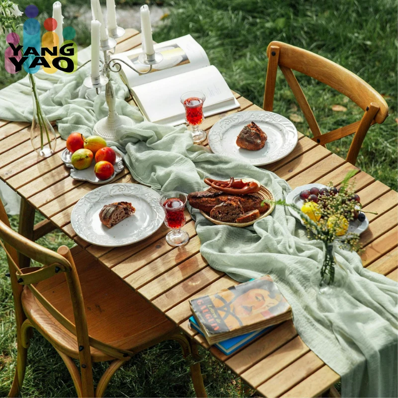 Wedding Semi-Sheer Gauze Table Runner Rustic Boho Chiffon Tablecloth Party Birthday Home Christmas Banquets Arches Cake Decor
Wedding Semi-Sheer Gauze Table Runner Rustic Boho Chiffon Tablecloth Party Birthday Home Christmas Banquets Arches Cake Decor