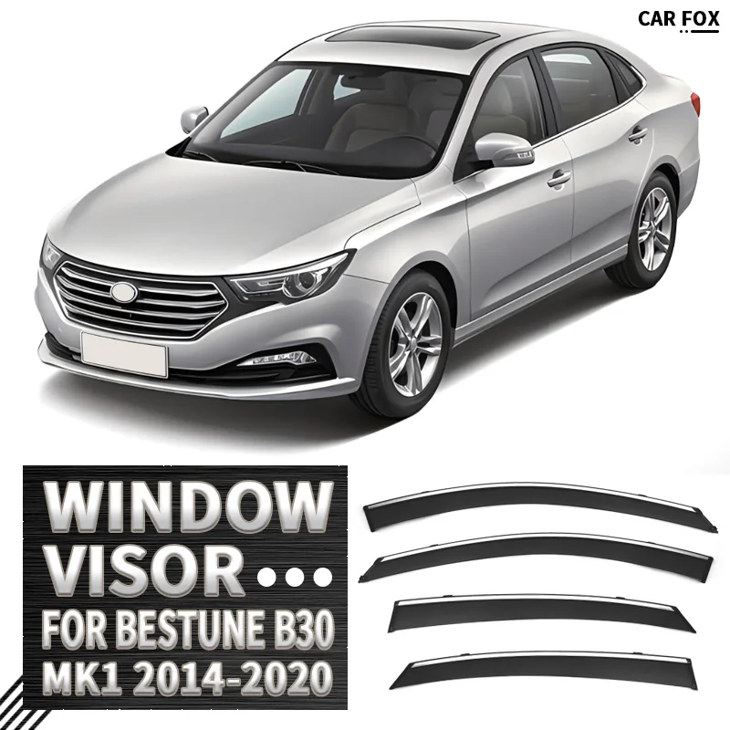 FOR Bestune B30 2014-2020 Plastic Window Visor Vent Shades Sun Rain Deflector Guard 4PCS/SE FOR Bestune B30 2014-2020
FOR Bestune B30 2014-2020 Plastic Window Visor Vent Shades Sun Rain Deflector Guard 4PCS/SE FOR Bestune B30 2014-2020