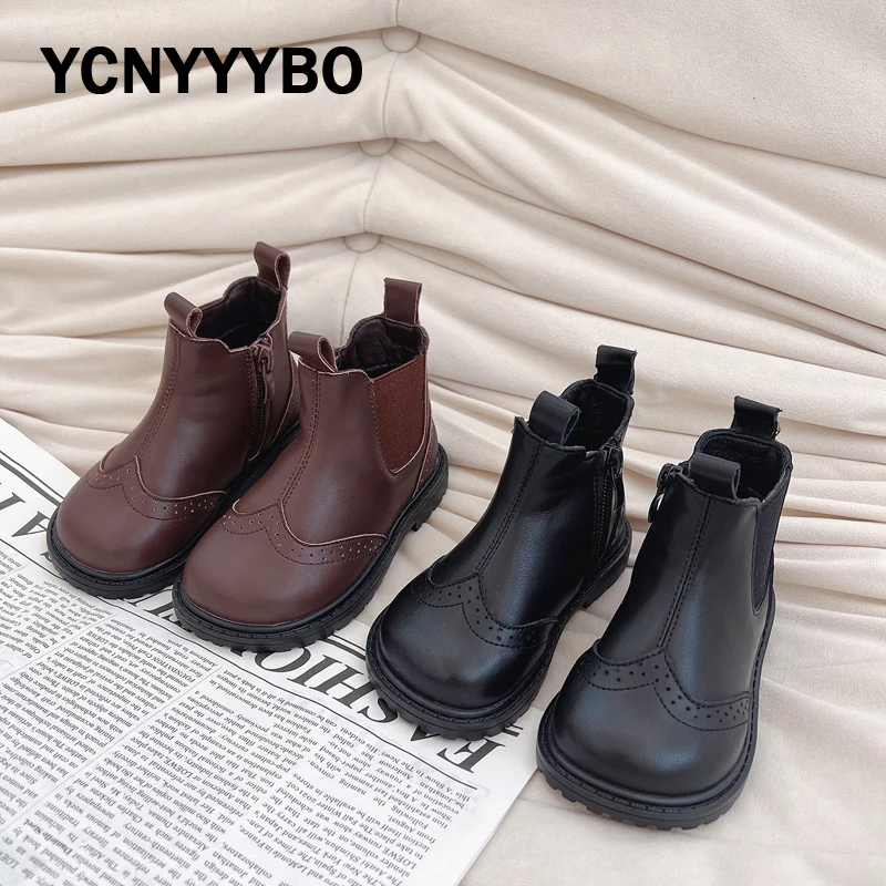 Autumn Kids Chelsea Boots Children Brouge Ankle Boots Baby Girls Black Brand Shoes Boys Fashion Boots Genuine Leather Platform
Autumn Kids Chelsea Boots Children Brouge Ankle Boots Baby Girls Black Brand Shoes Boys Fashion Boots Genuine Leather Platform