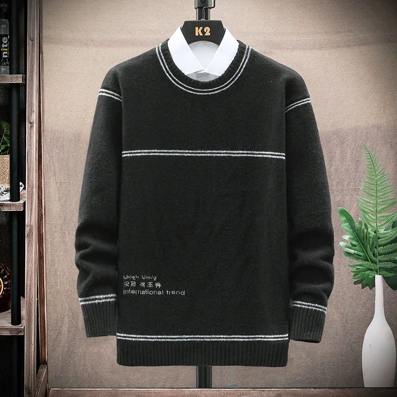 Brand Fashion Men Sweaters Korean Style Solid Color Male Casual Knitted Pullovers Spring Autumn Winter Clothing Size M-3XL
Brand Fashion Men Sweaters Korean Style Solid Color Male Casual Knitted Pullovers Spring Autumn Winter Clothing Size M-3XL