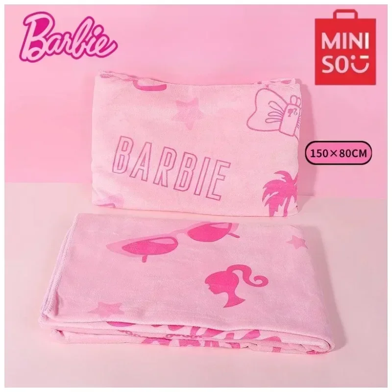 MINISO Барби банное полотенце аниме Впитывающее удобное приятное для кожи полотенце Милая девочка розовое мягкое бытовое Товары для ванной комнаты
MINISO Барби банное полотенце аниме Впитывающее удобное приятное для кожи полотенце Милая девочка розовое мягкое бытовое Товары для ванной комнаты