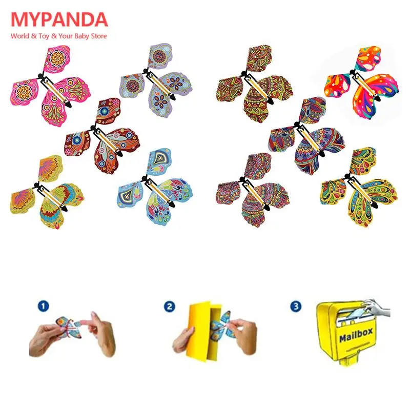 5Pcs Magic Wind Up Flying Butterfly Children Toy Rubber Band Powered Bookmark Butterfly Toy Kid Birthday Party Favors Gifts
5Pcs Magic Wind Up Flying Butterfly Children Toy Rubber Band Powered Bookmark Butterfly Toy Kid Birthday Party Favors Gifts