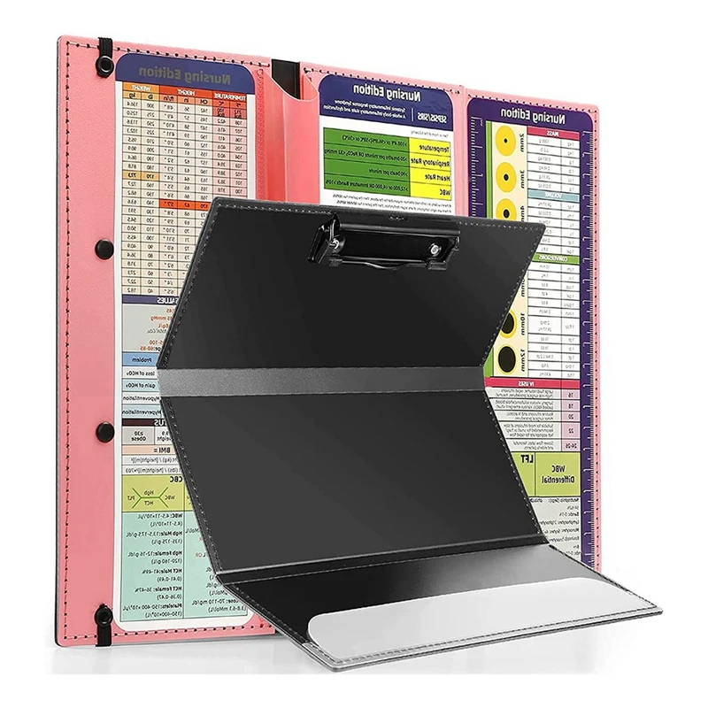 Nursing Clipboard Foldable Nurse Clip Board Pocket Notepad Low Clip for Nurses Students and Doctors(Pink)
Nursing Clipboard Foldable Nurse Clip Board Pocket Notepad Low Clip for Nurses Students and Doctors(Pink)
