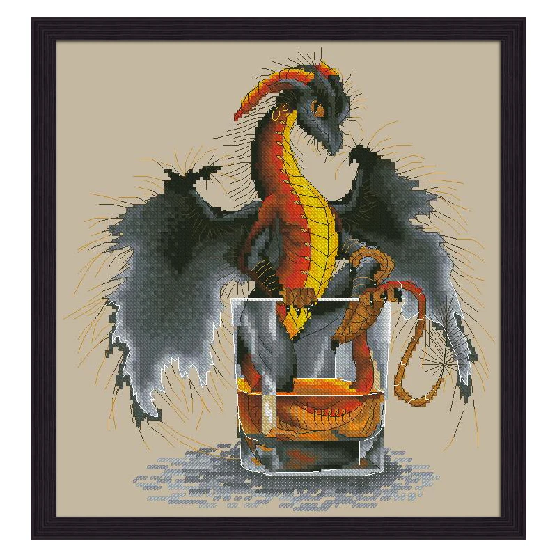 Золотая коллекция, Набор для вышивки крестиком Dragon In The Cup Glass Snake Pterosaur Magic
Золотая коллекция, Набор для вышивки крестиком Dragon In The Cup Glass Snake Pterosaur Magic