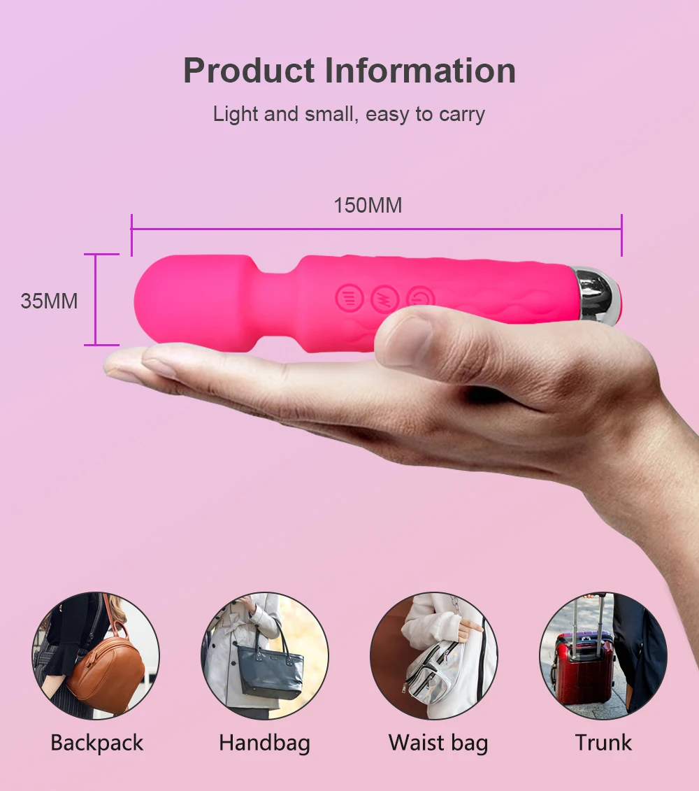 20 Modes Powerful Vibrator Mini AV Magic Wand Usb Charging Handheld Body Massager Clitoris Clit G-Spot Stimulator Women Sex Toys 20 Modes Powerful Vibrator Mini AV Magic Wand Usb Charging Handheld Body Massager Clitoris Clit G-Spot Stimulator Women Sex Toys